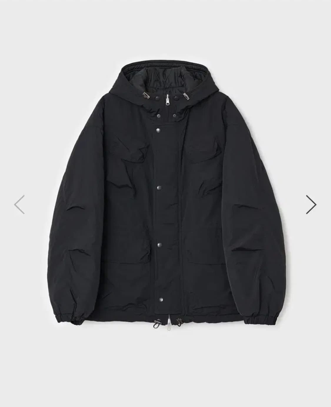 벨리에 가르송 리버서블 패디드 점퍼(블랙) 상품이미지1