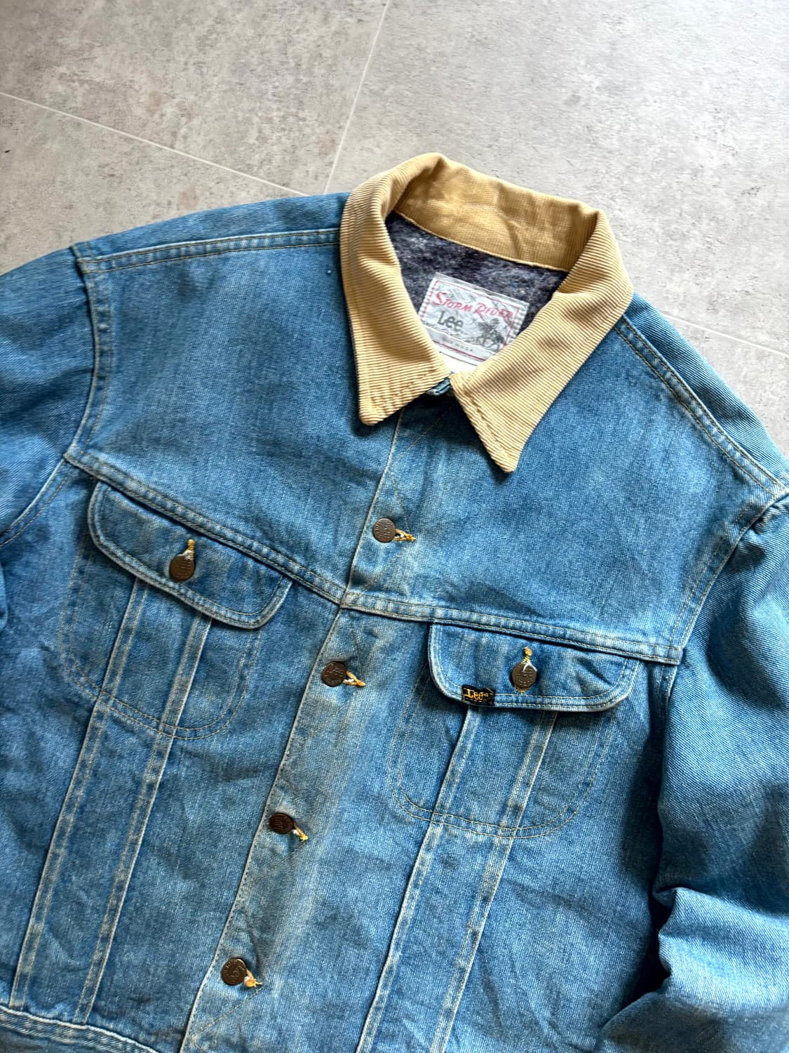 70's Lee 101LJ 스톰라이더 데님 트러커 자켓 105 상품이미지2