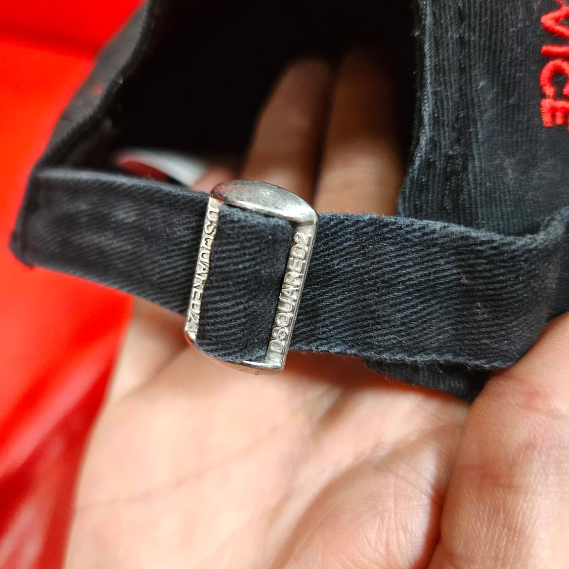 디스퀘어드2 빈티지 워싱 패치드 볼캡 Free 상품이미지3