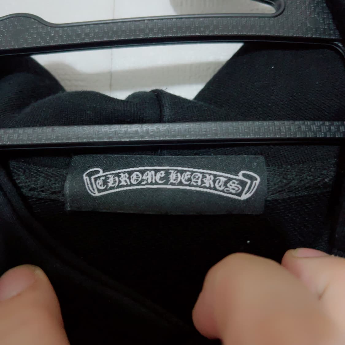 크롬하츠 십자가 프린팅 공용 후드티 상품이미지4