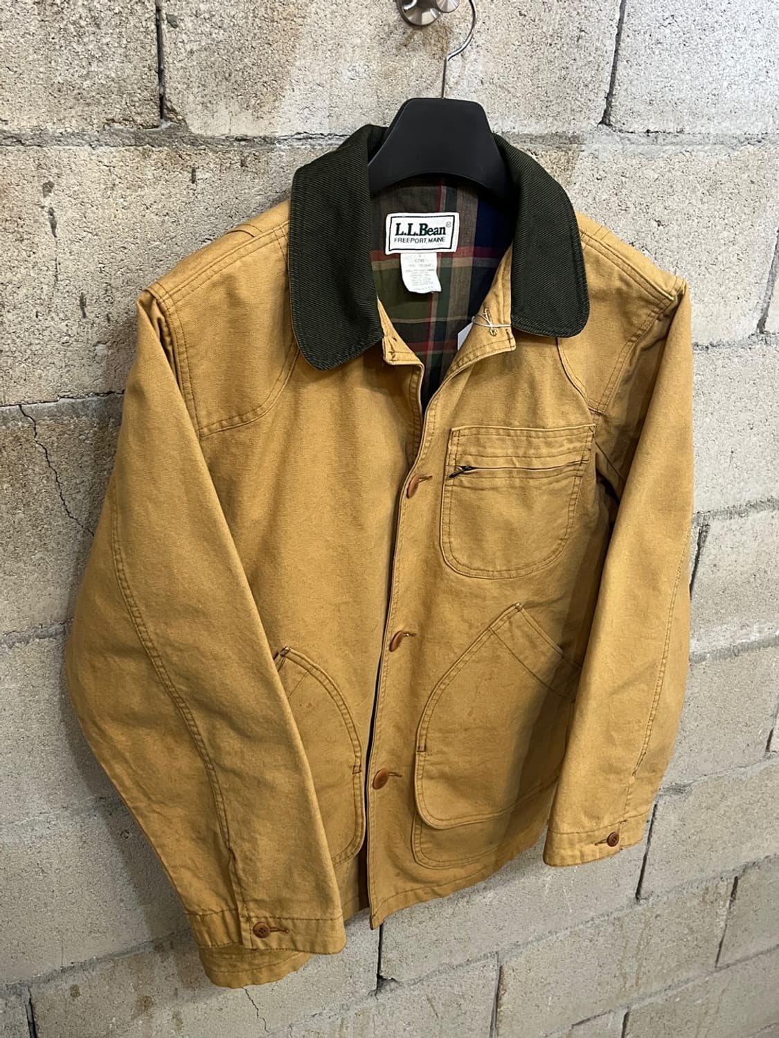 80s 엘엘빈 덕 캔버스 헌팅 자켓 상품이미지3