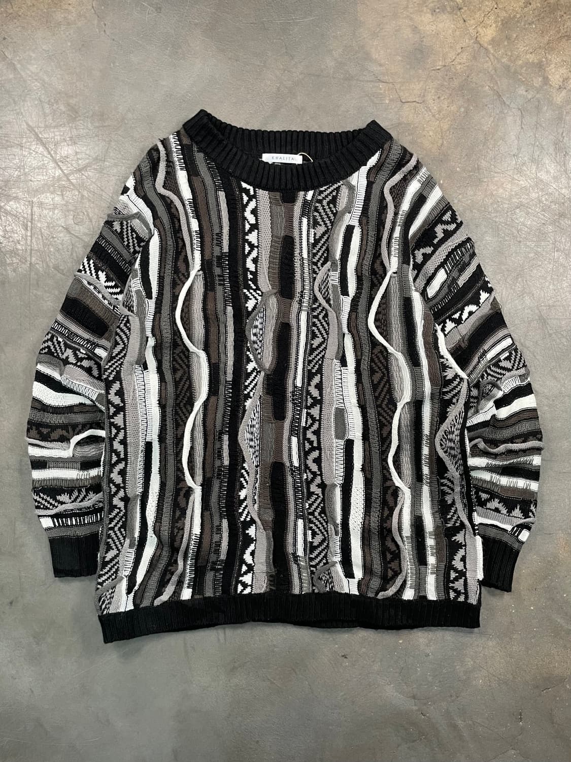 빈티지 케이블 니트 상품이미지1