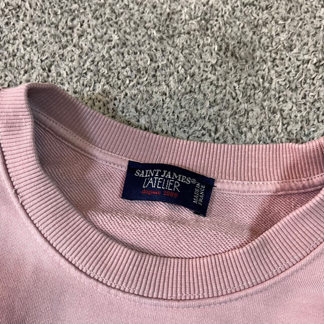 세인트제임스 패치 스트라이프 맨투맨 상품이미지3