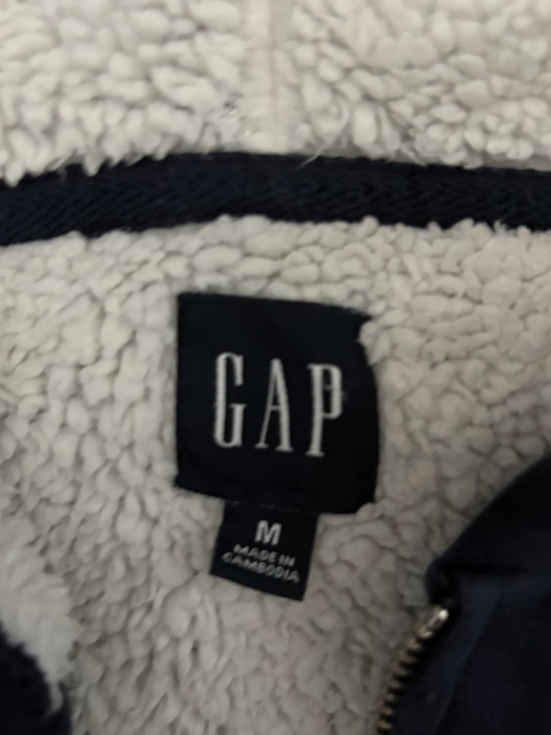 Gap Navy Hood Zip-Up 상품이미지6