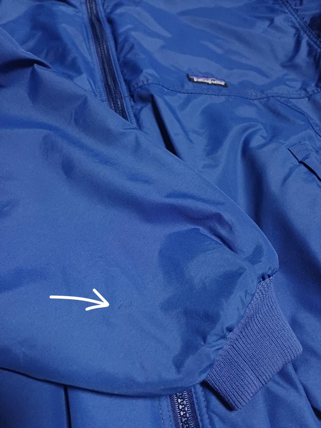 🇺🇸 [M] 파타고니아 쉘드 신칠라 봄버 자켓 - 블루 / 네온 상품이미지10