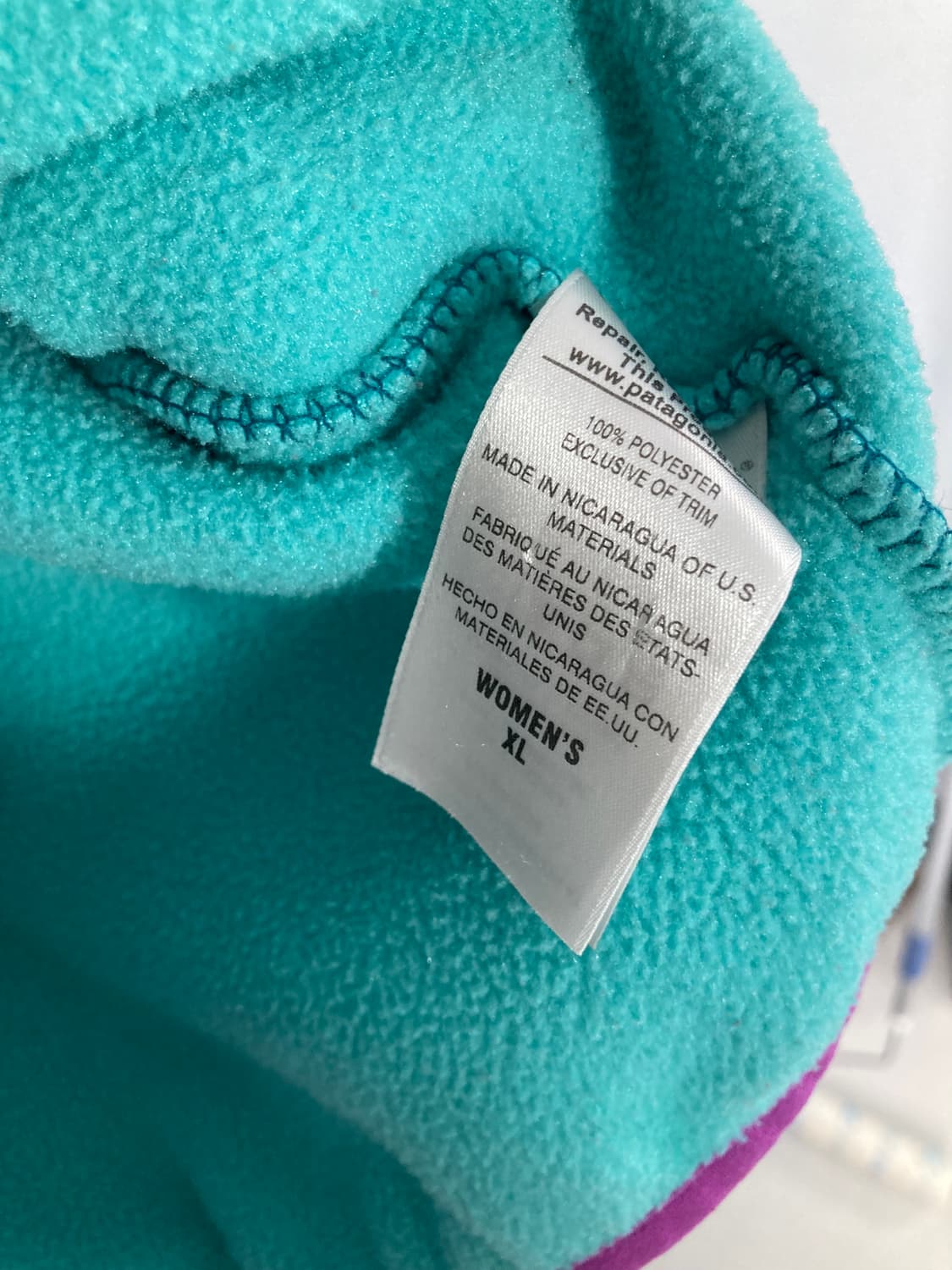 파타고니아 신칠라 풀오버 하울링 터콰이즈 (XL) 상품이미지5