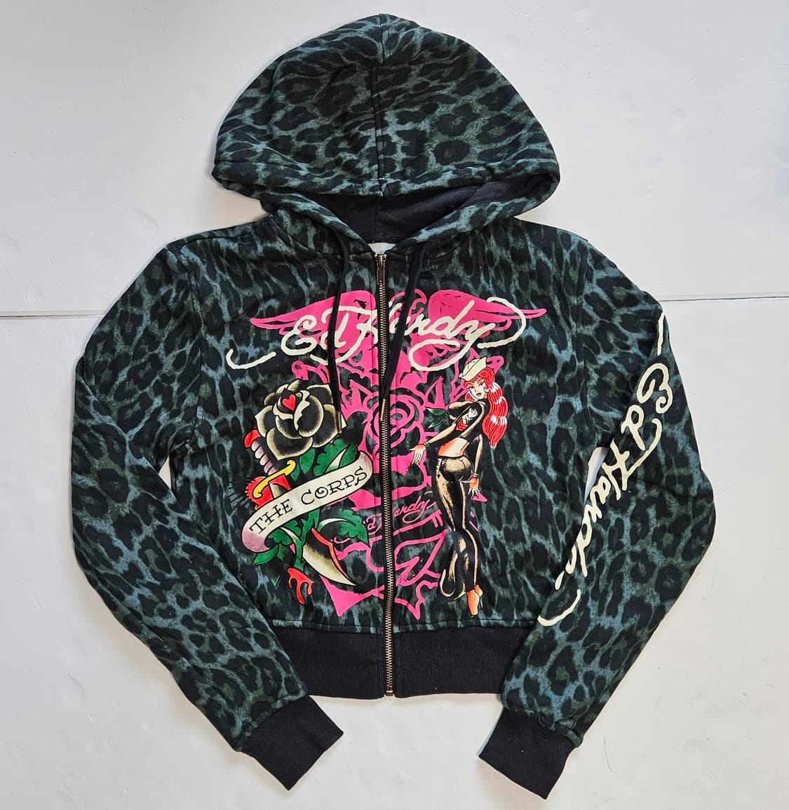 [새제품] 에드하디 레오파드 후드집업 상품이미지1