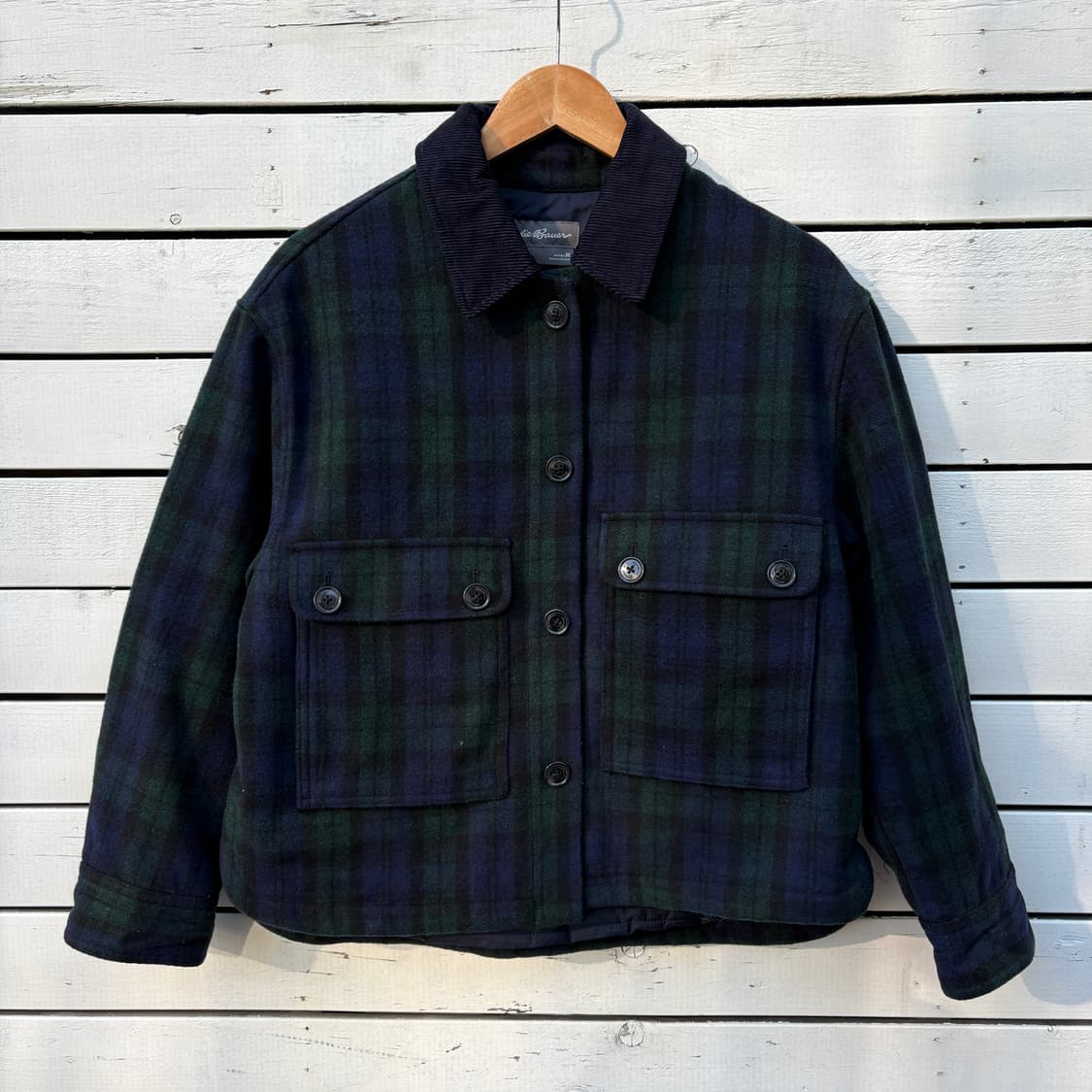 Eddie Bauer 에디바우어 블랙와치 울 자켓 상품이미지1