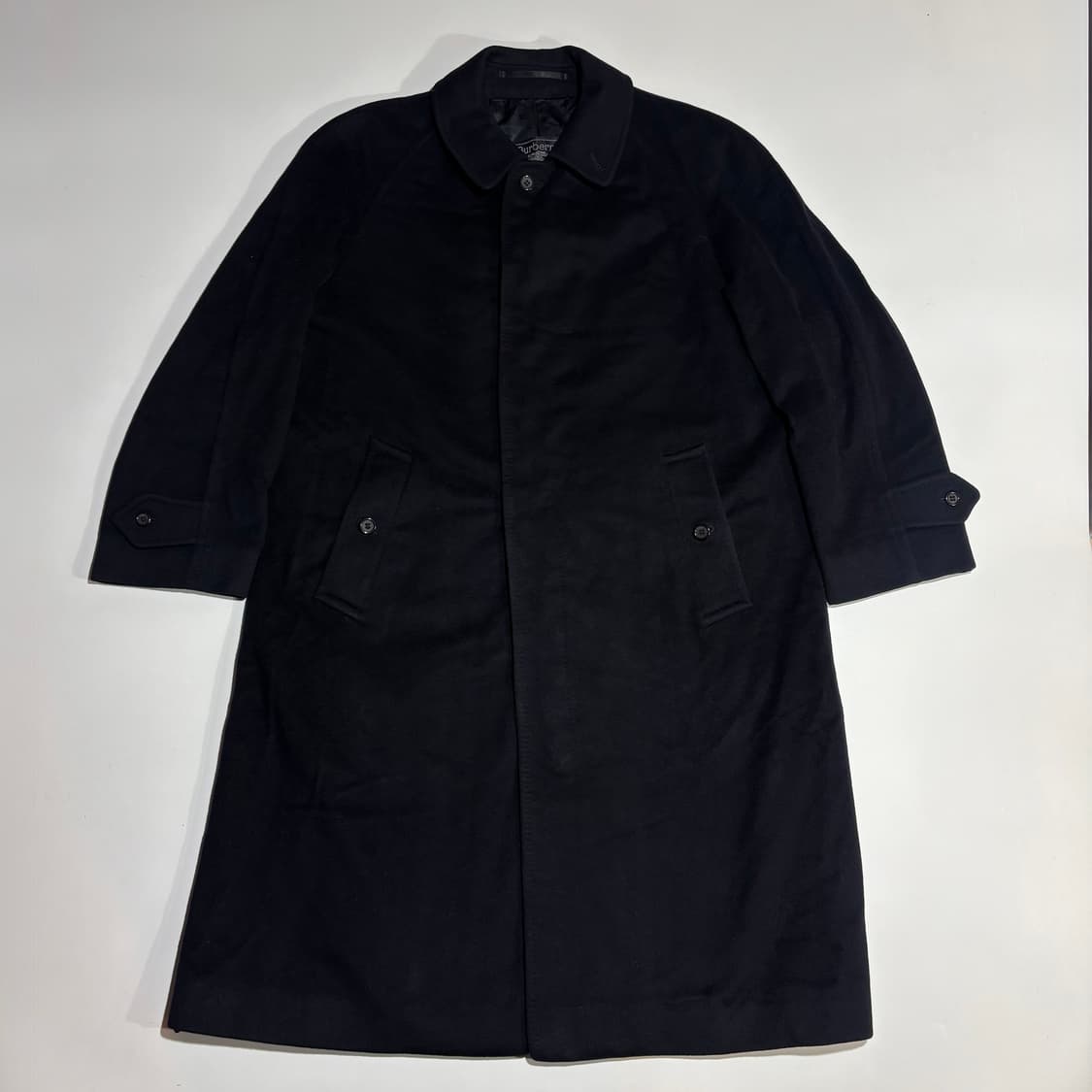 버버리 싱글 블랙 맥코트  상품이미지1