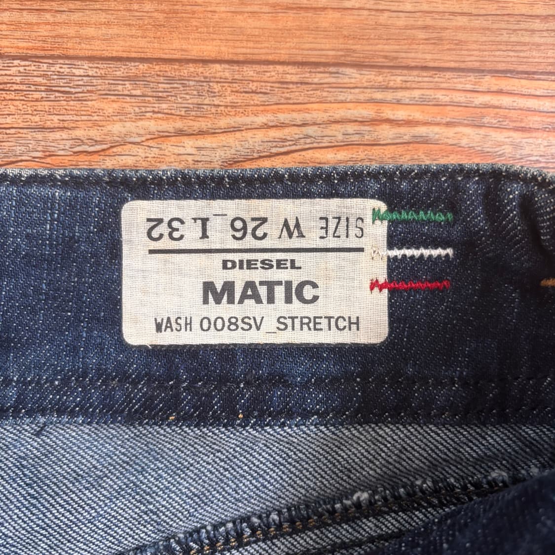 디젤 MATIC 청바지 이태리 26 데님 슬림 테이퍼드 정품  상품이미지6