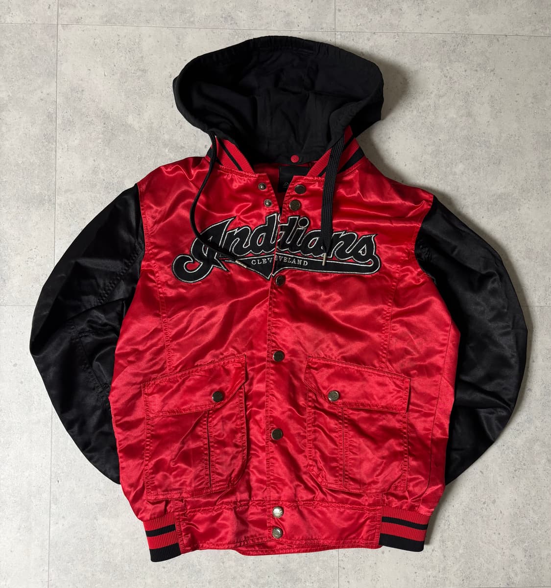 MLB 클리블랜드 인디언스 바시티자켓 상품이미지2