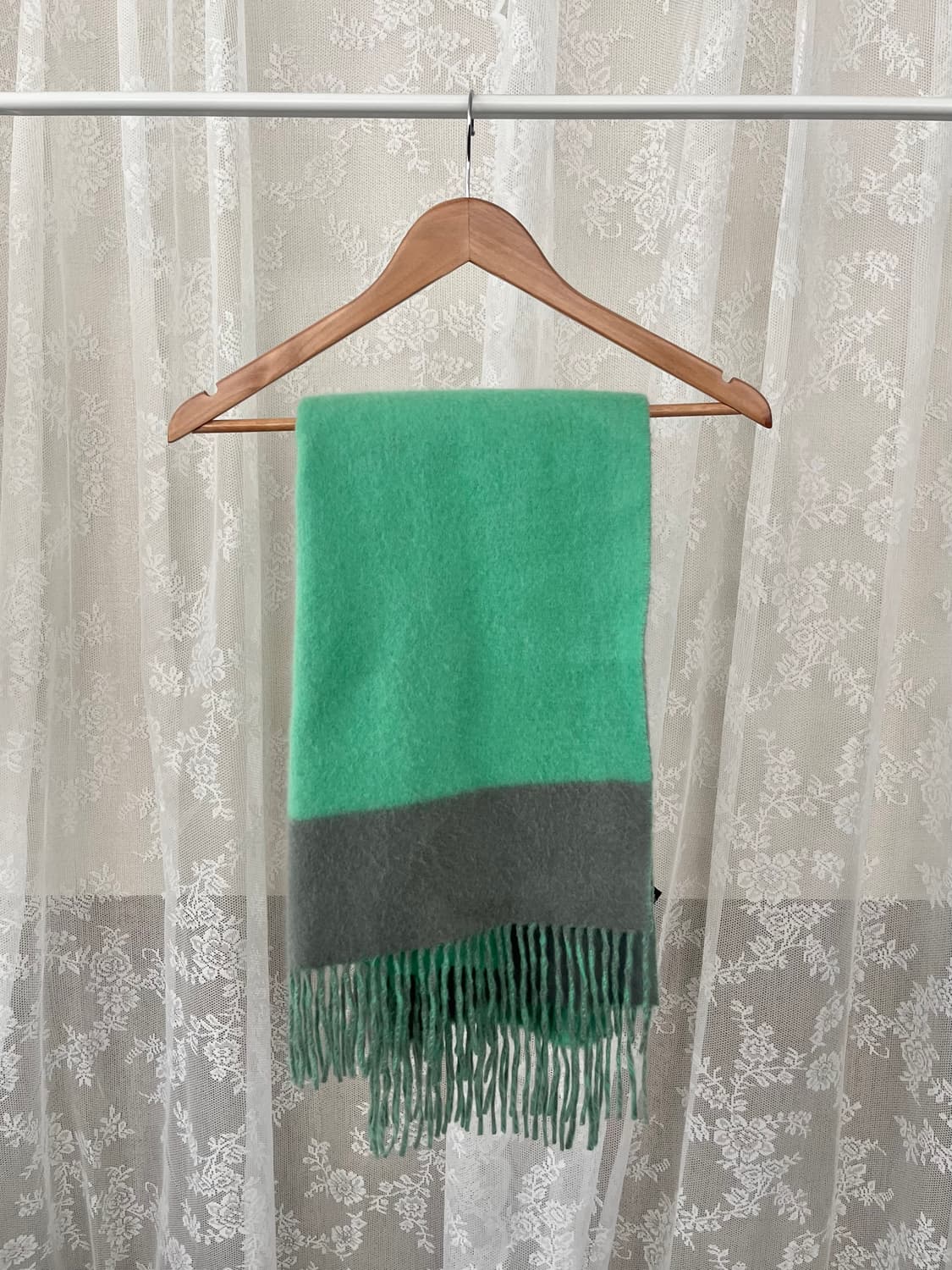 한섬 시스템 캐시미어 100 양면 머플러 상품이미지4