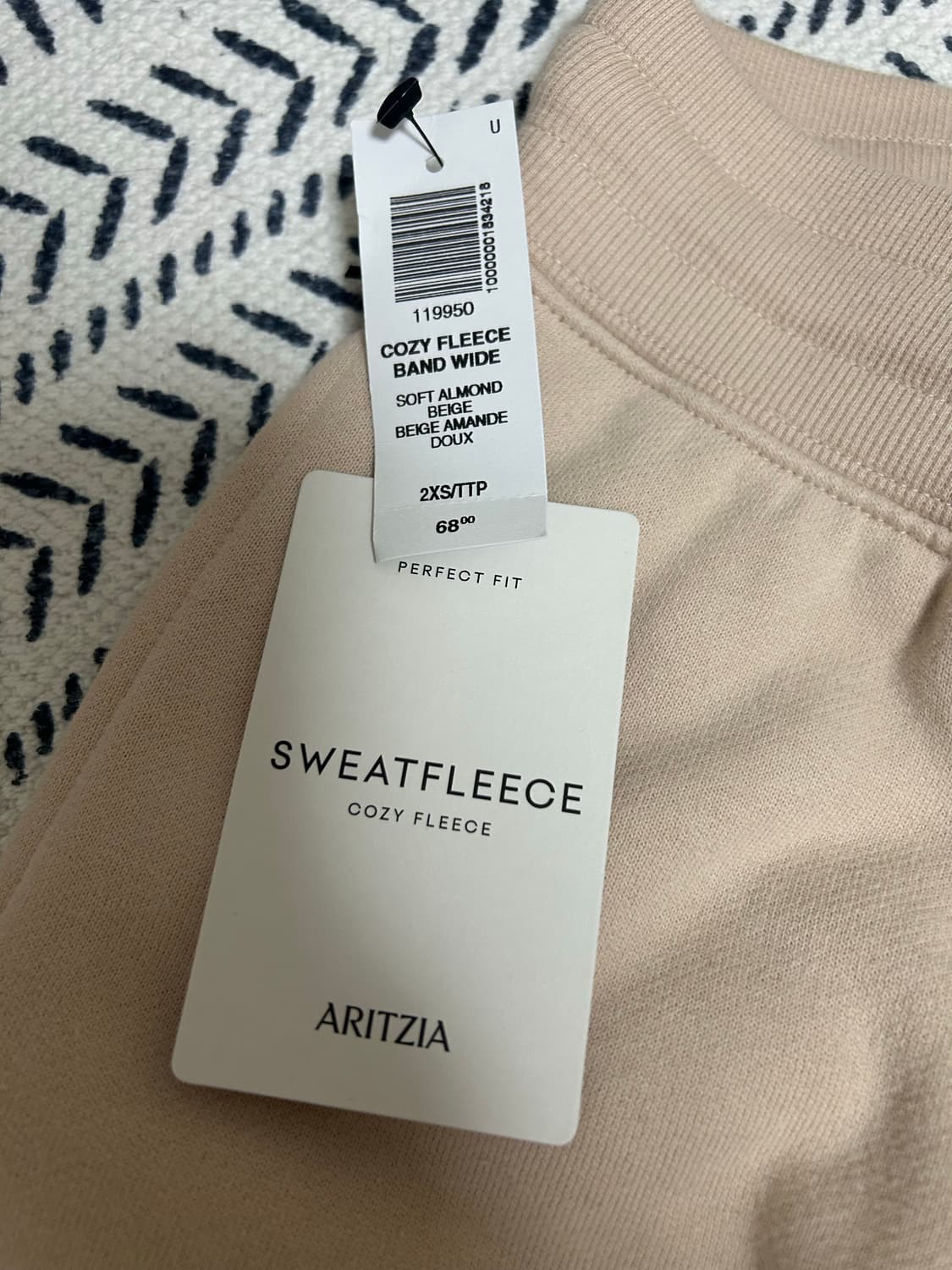aritzia 와이드 스웻팬츠 상품이미지3