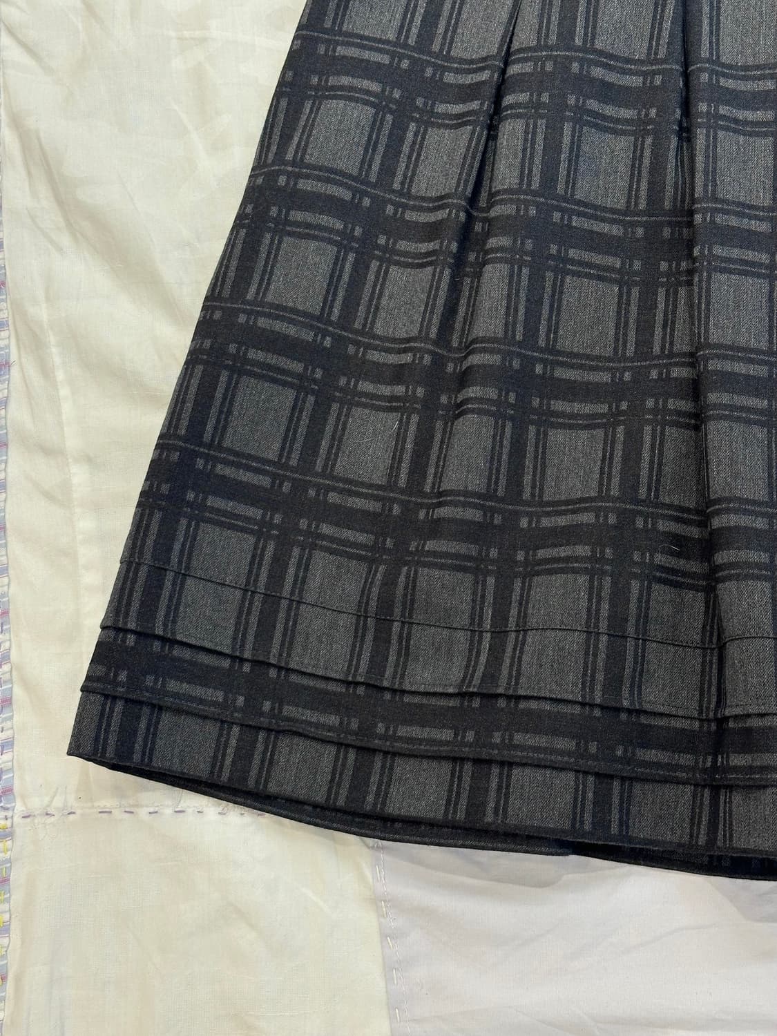 Comme Ca Models 리본 체크 스커트 상품이미지6