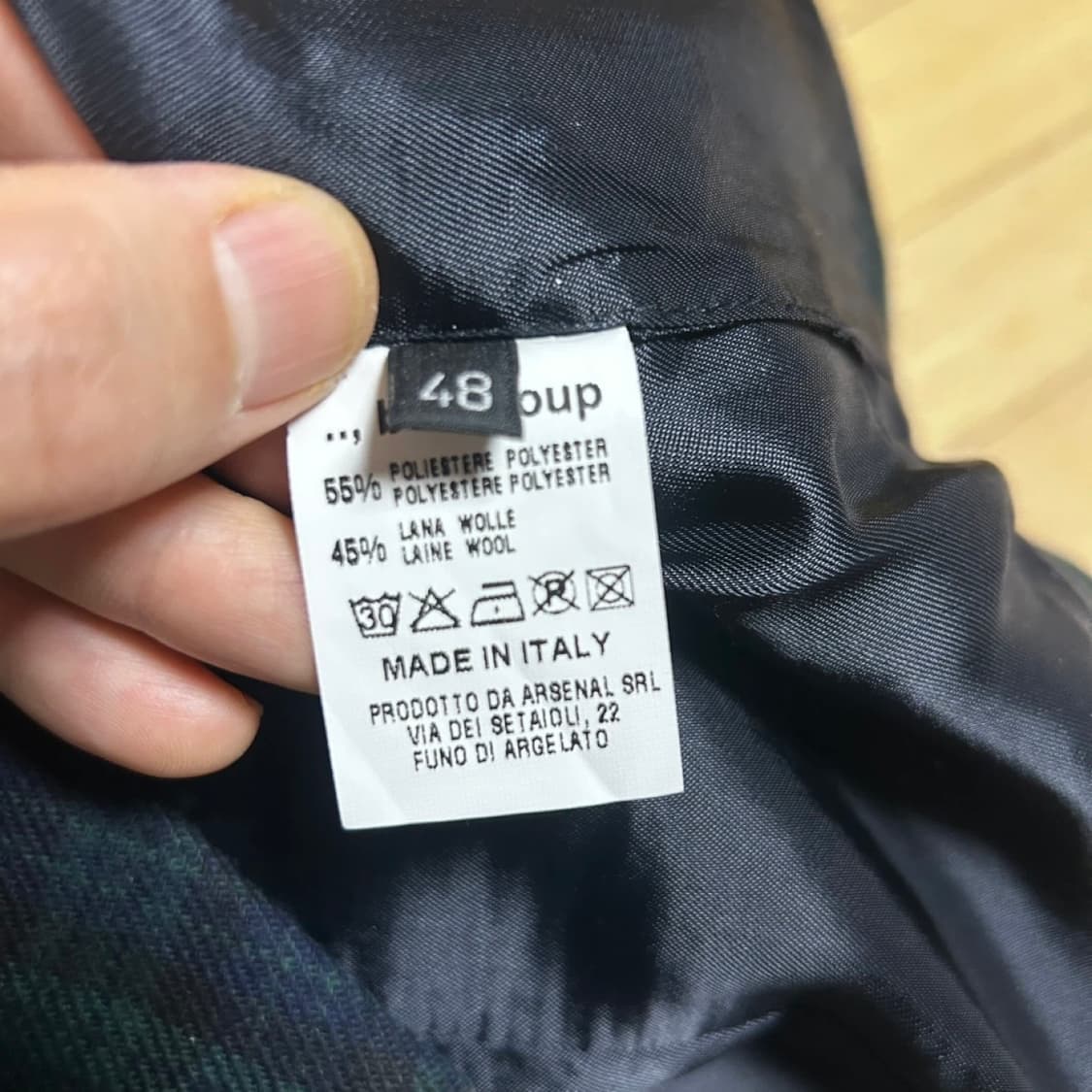 보쿠(BEAUCOUP)_5버튼 베스트 타탄체크_48 상품이미지3