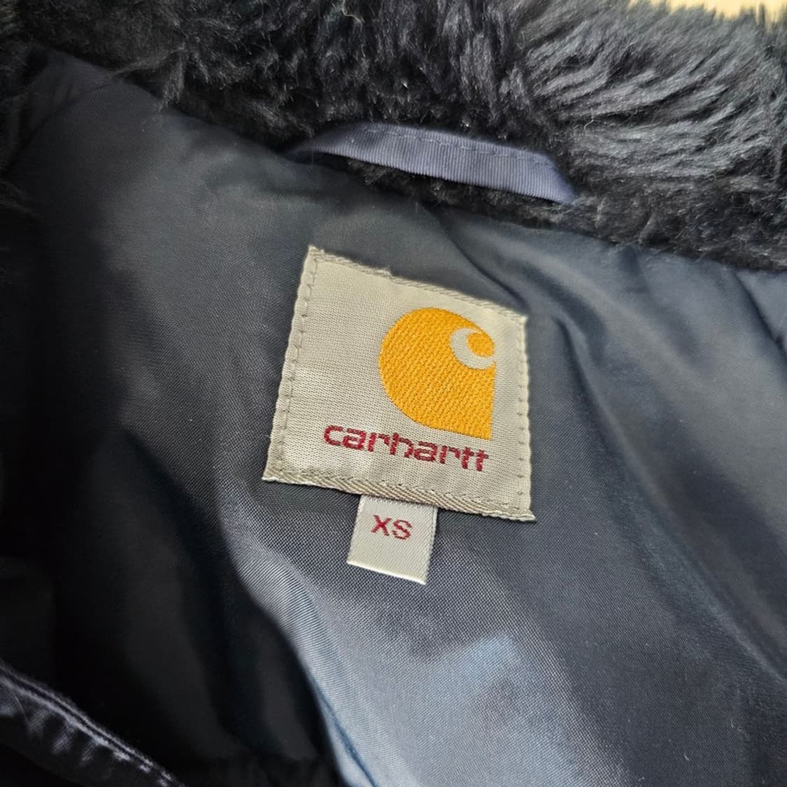 칼하트 WIP 앵커리지 파카 네이비 XS 상품이미지7