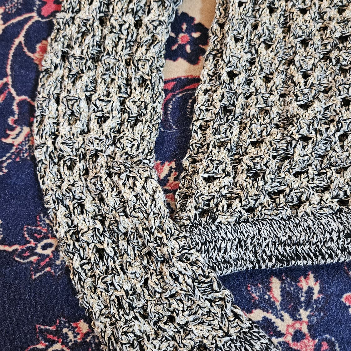 자라(Zara) 믹스 펄 트위드 가디건 자켓 M size 상품이미지5