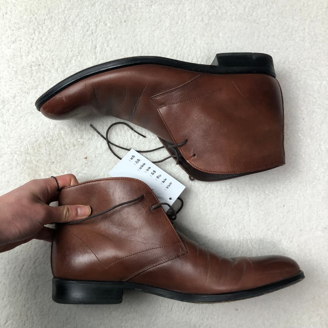 David 재팬 레더 처카부츠 상품이미지9