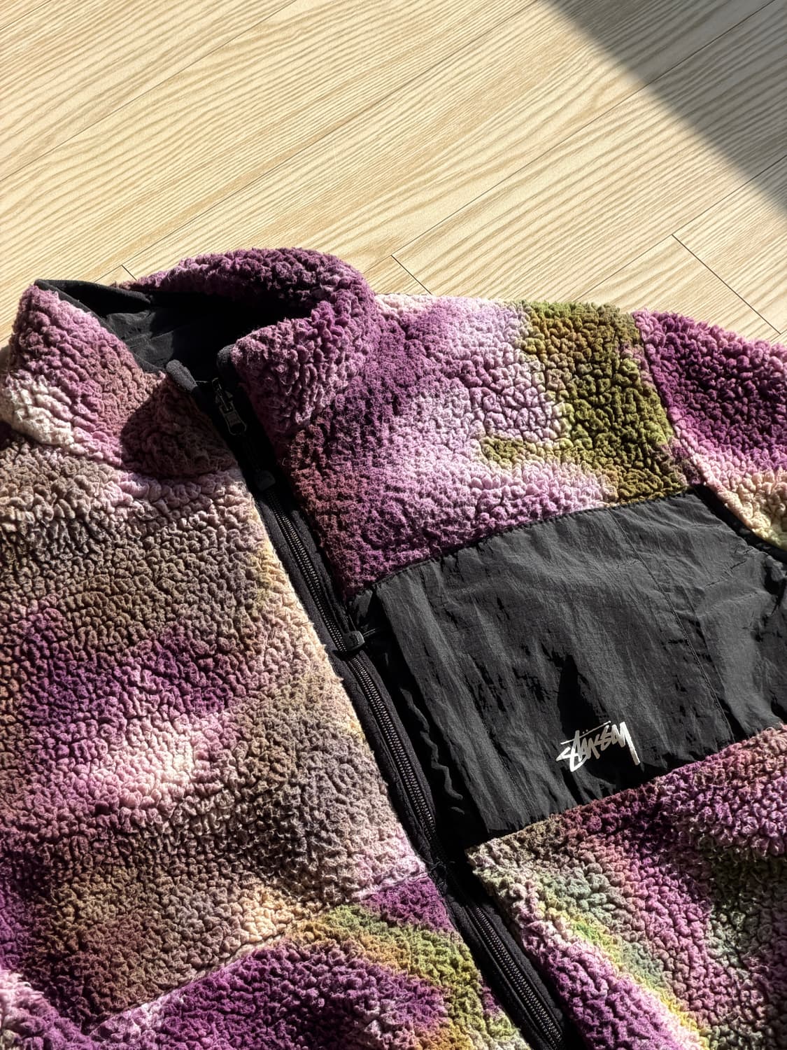 스투시 리버시블 타이다이 플리스 자켓 L size 상품이미지3