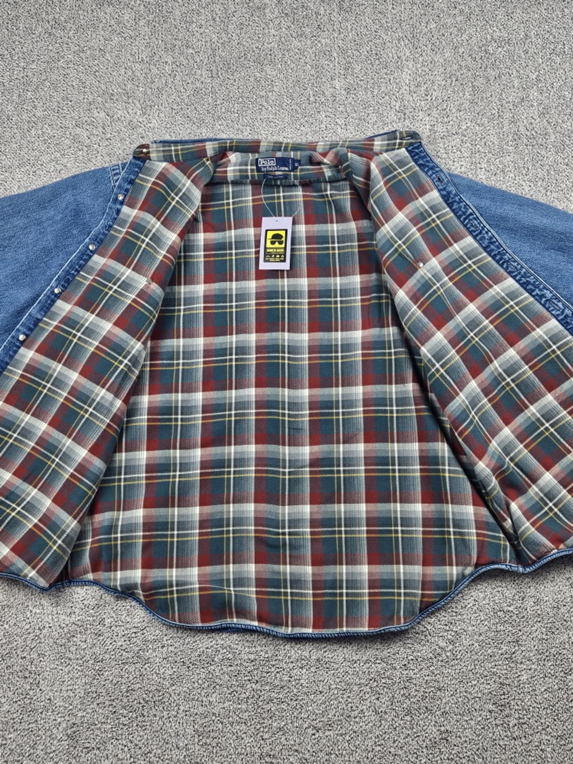 90's 폴로랄프로렌 데님 워크 셔츠 자켓 ( XL ) / 9993 상품이미지9