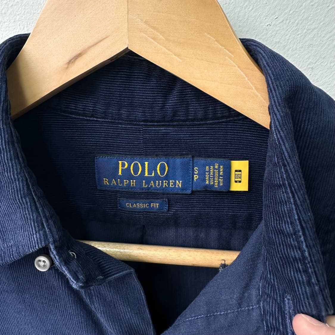 15255 - 폴로 랄프로렌 네이비 코듀로이 셔츠 상품이미지3