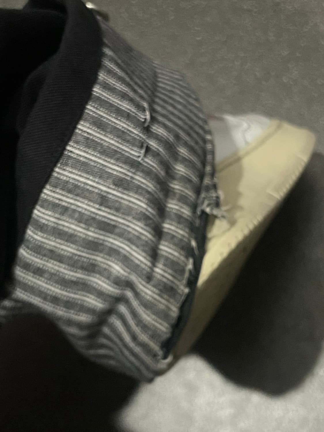 온스카 와이드 코튼 팬츠 (블랙) 상품이미지9