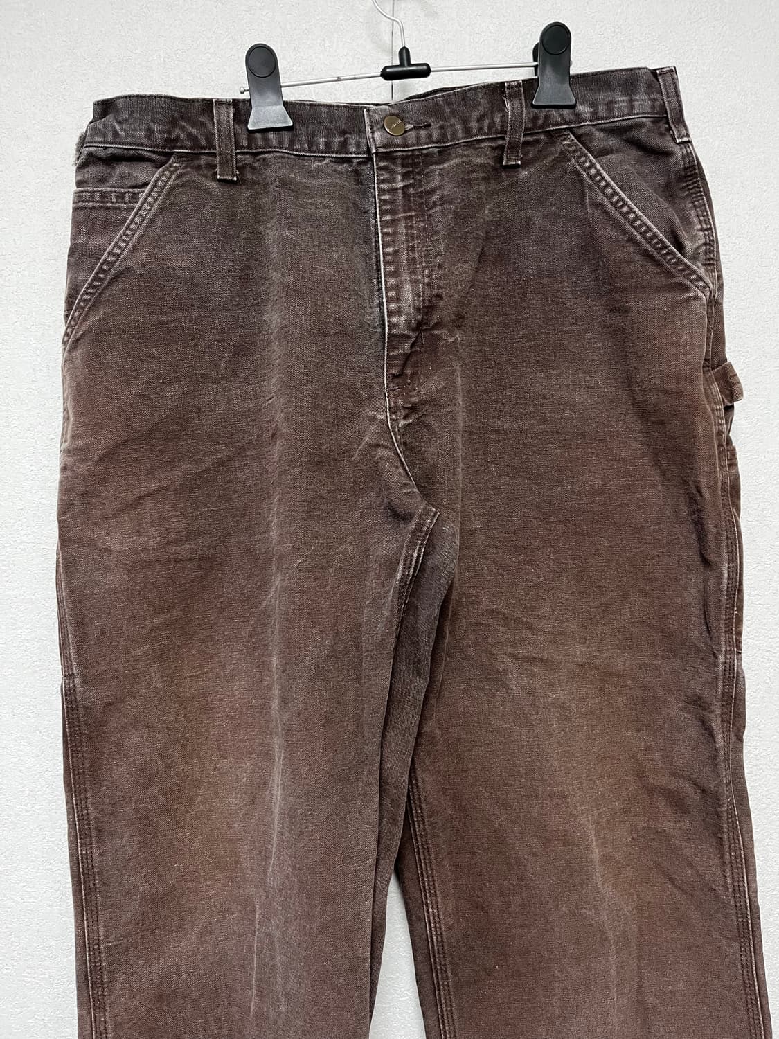 Carhartt B11 DKB 칼하트 빈티지 싱글니 카펜터 다크브라운 상품이미지2