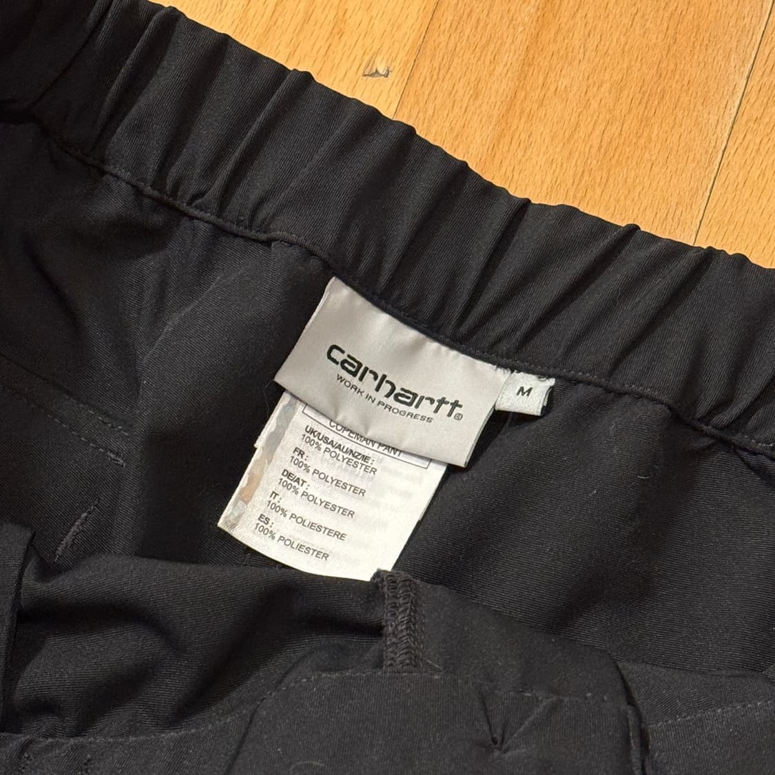 칼하트 WIP 테크웨어 팬츠 블랙 M 상품이미지4