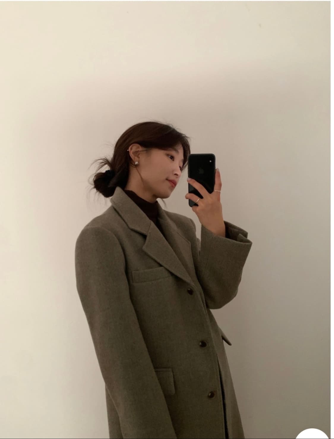 셀렉트한 센트럴 싱글 울코트 베이지색상 상품이미지1