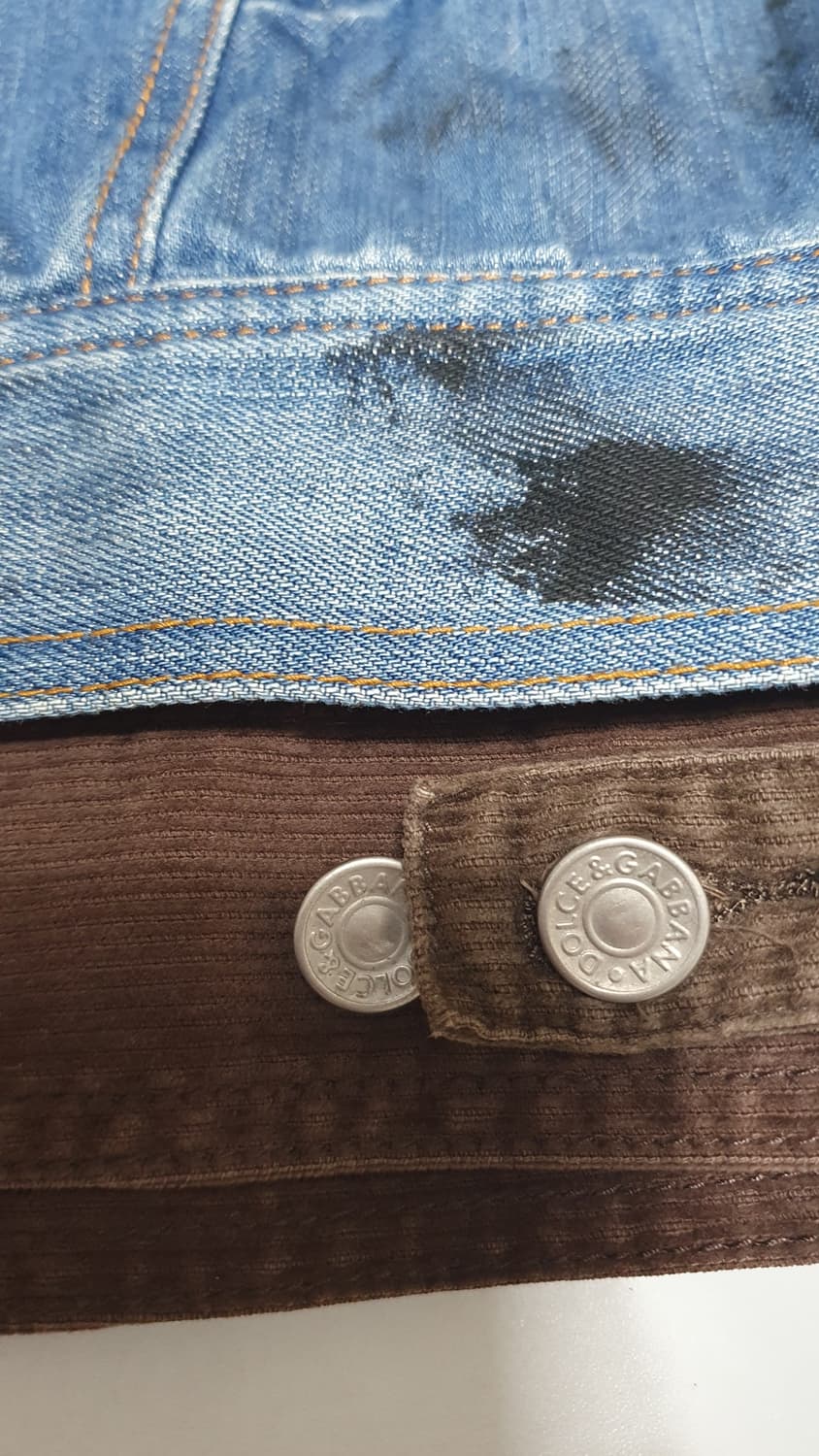 돌체앤가바나 코듀로이 레이어 데님자켓 상품이미지5