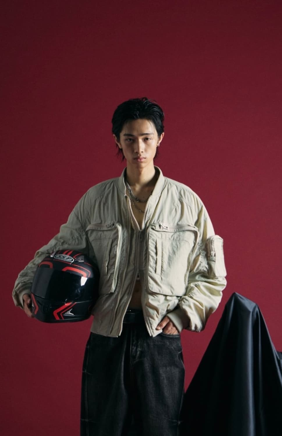 UTILITY HUGE POCKET MA-1 BEIGE 상품이미지1