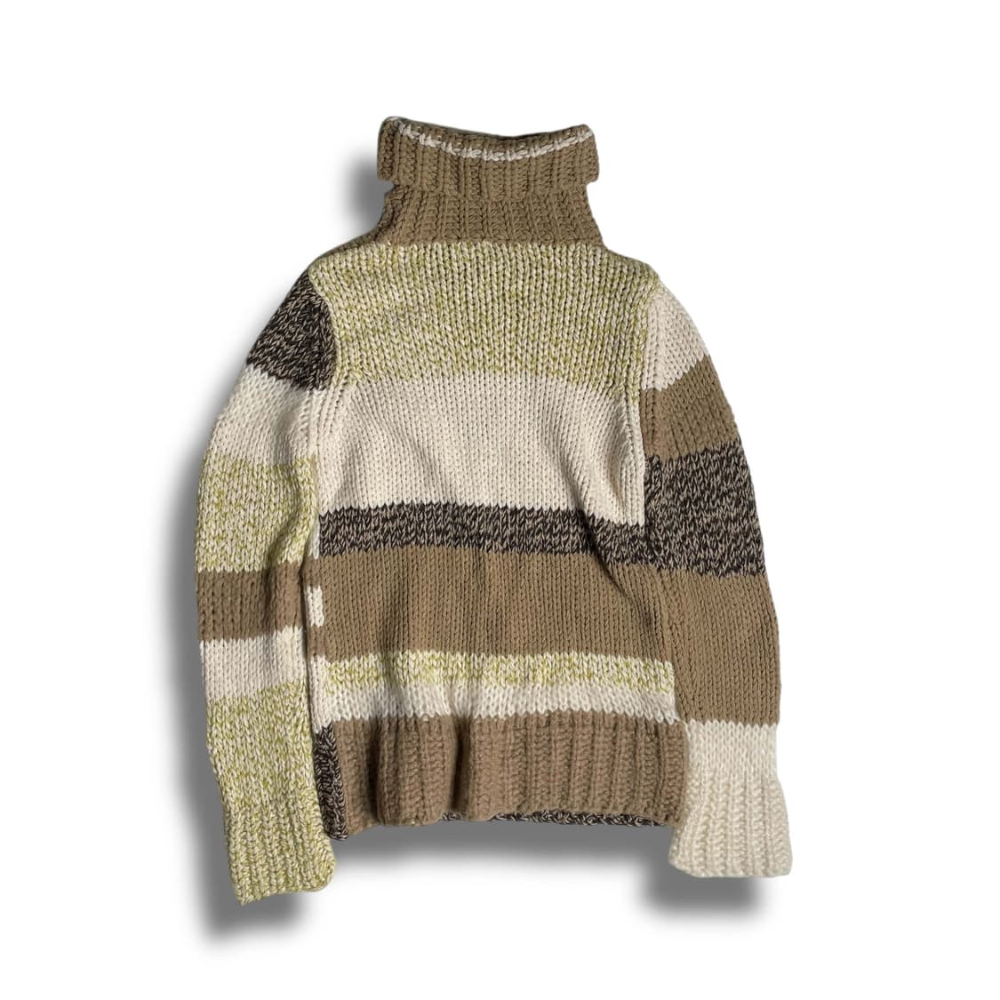 benetton 컬러 믹스 터틀넥 니트 상품이미지4