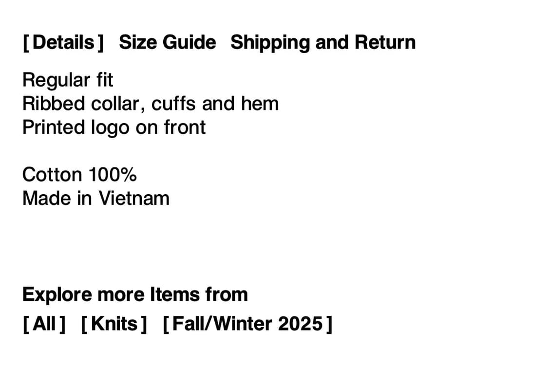 디스이즈네버댓) T-Logo Knit Sweater WH S 상품이미지3