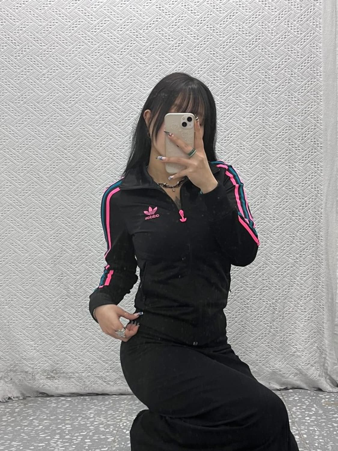 아디다스 대장급 Y2K 키치컬러 져지 집업 85 C07662 상품이미지1