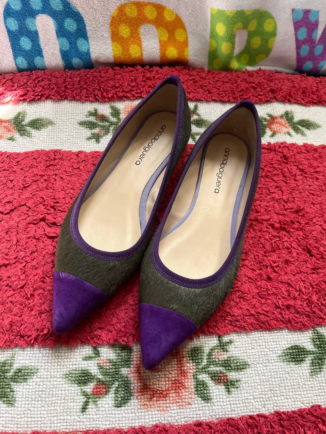 안나 바이구에라 annabaiguera 콤플랫 슈즈 퍼플 38 상품이미지1