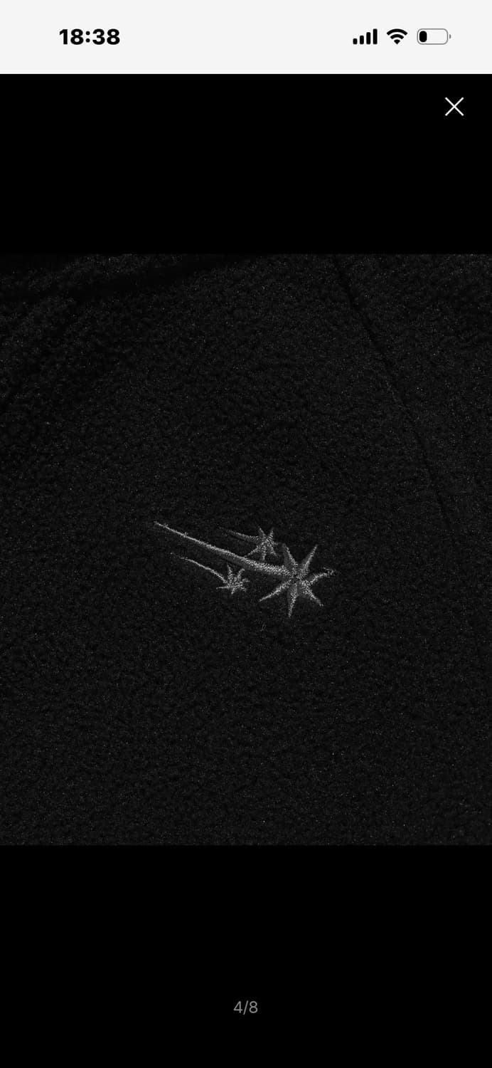 FLEECE HOODIE JACKET_BLACK 상품이미지2