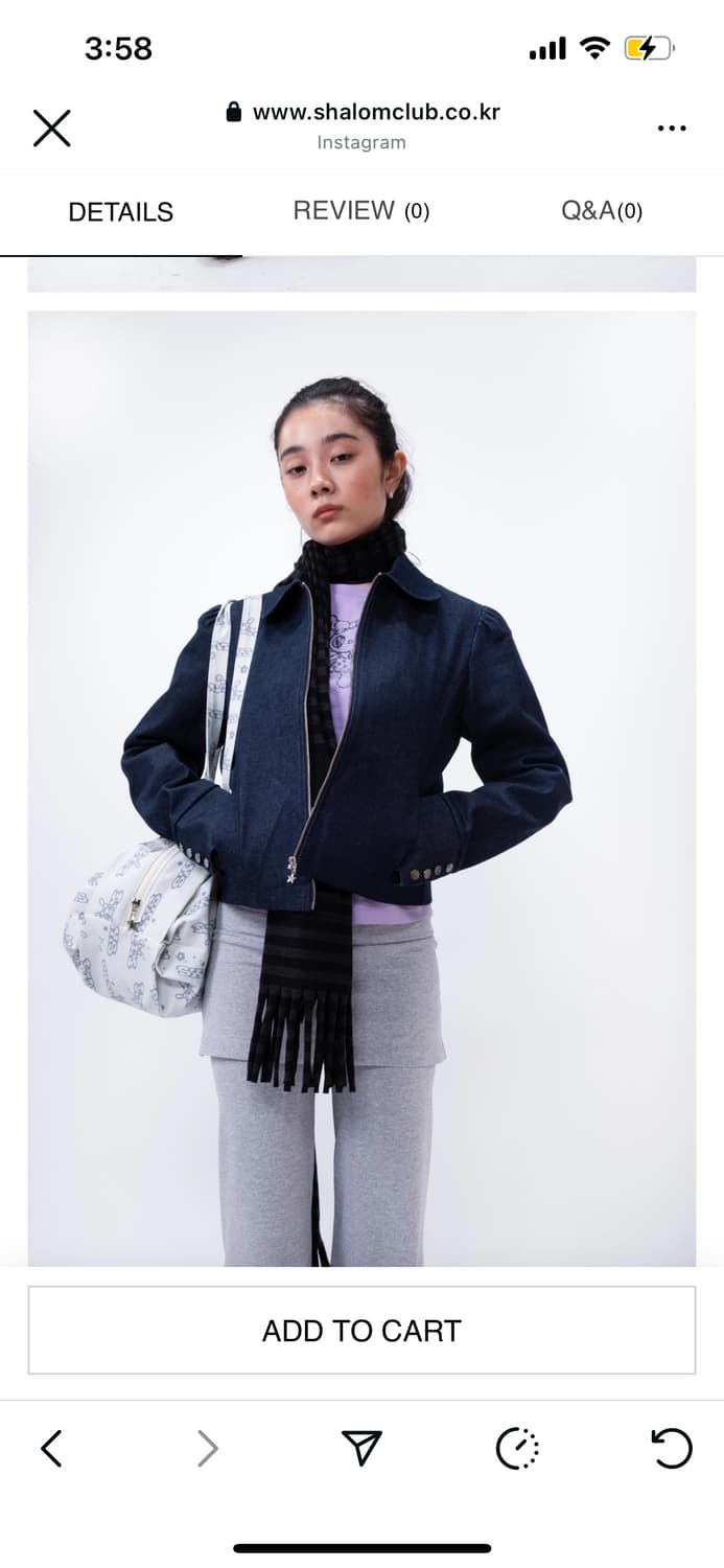 Shalom 데님자켓 새상품 상품이미지3