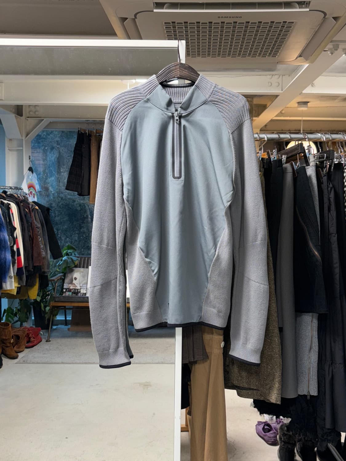 아디다스 테크 하프집업 니트 상품이미지1