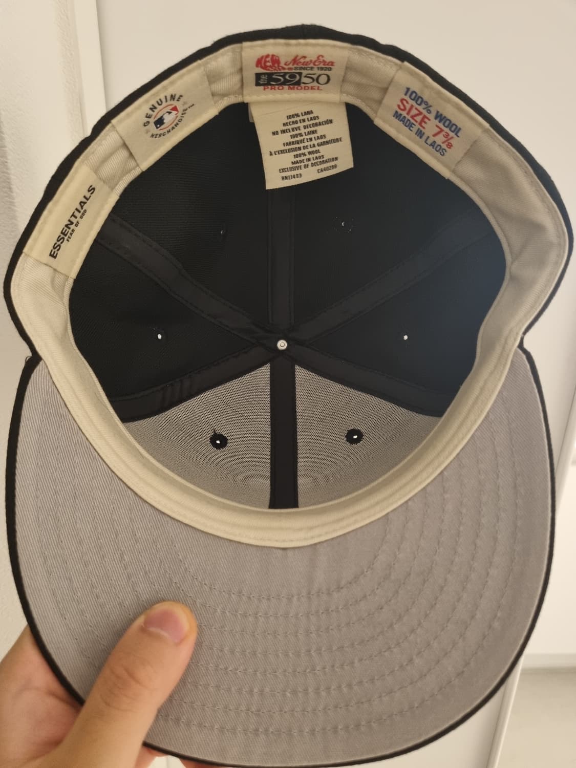 뉴에라 피어오브갓 59fifty 블랙 볼캡 모자 738 상품이미지2