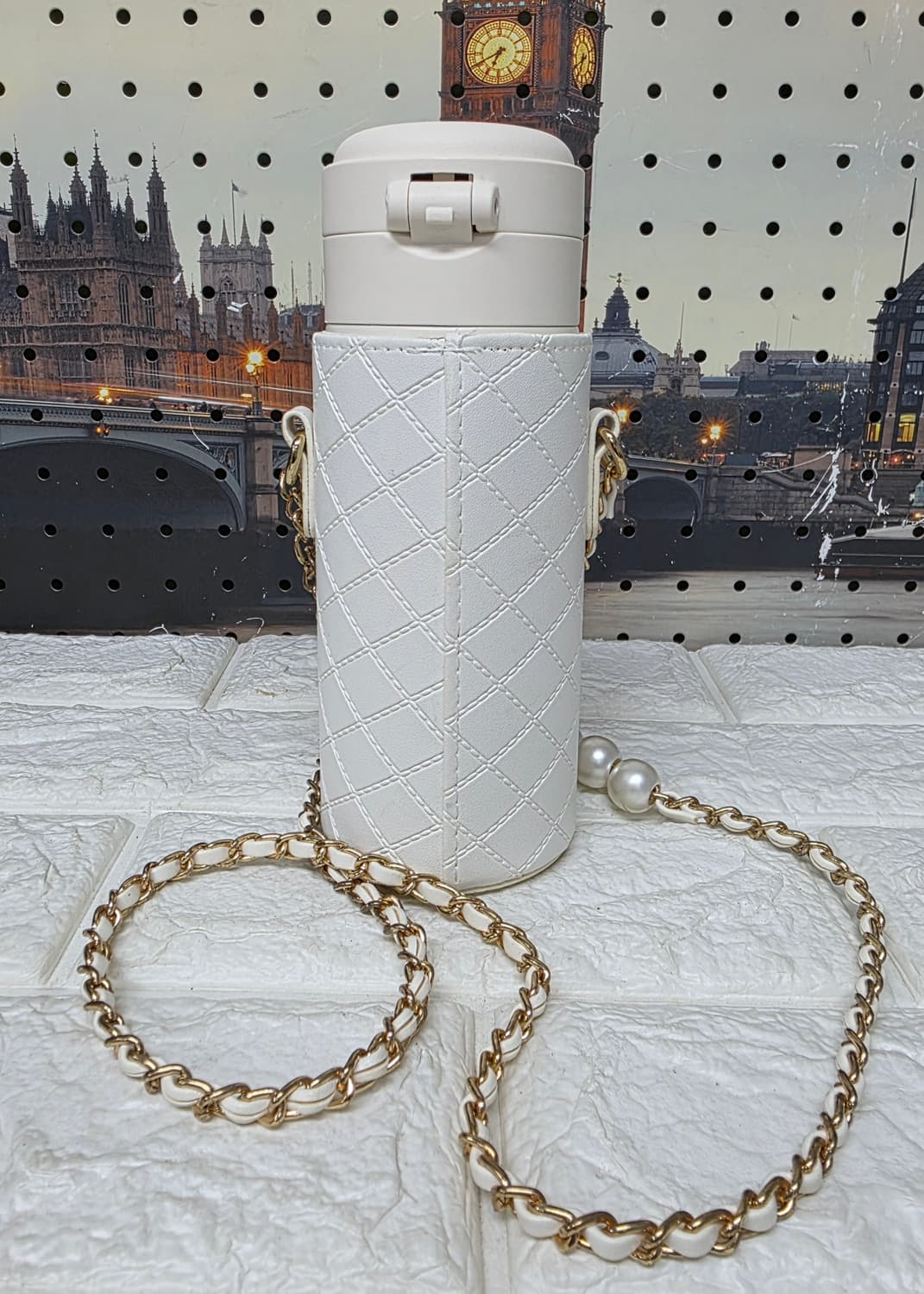 한정판/ 스타벅스 텀블러 스페셜 에디션 누빔 진주 체인스트랩 GE03 상품이미지3