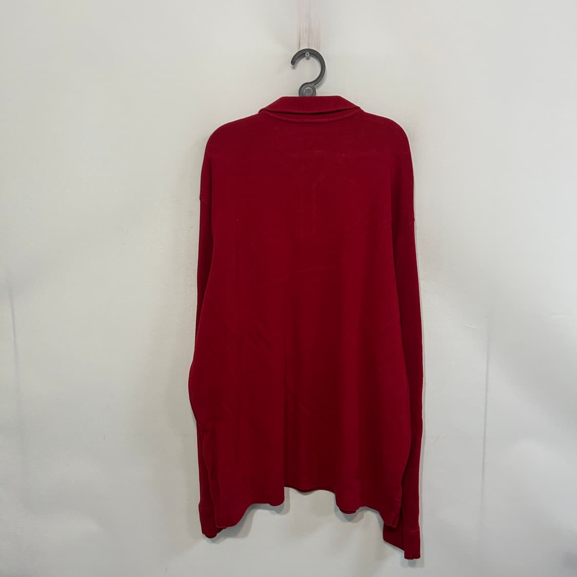 폴로 랄프로렌 레드 반집업 니트 XL  상품이미지3