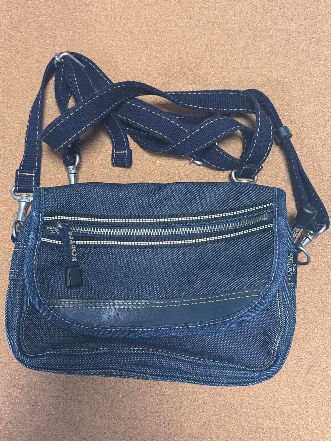 포터 porter 청 크로스백 상품이미지1