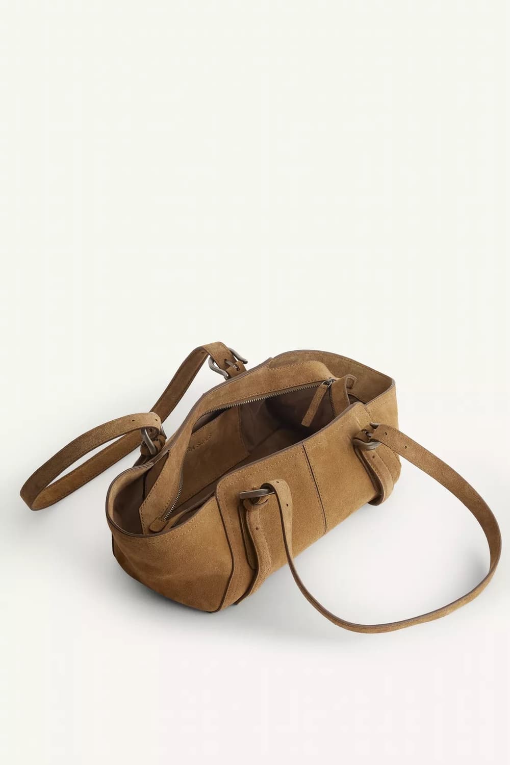 자라 스웨이드 레더 숄더 백 상품이미지5