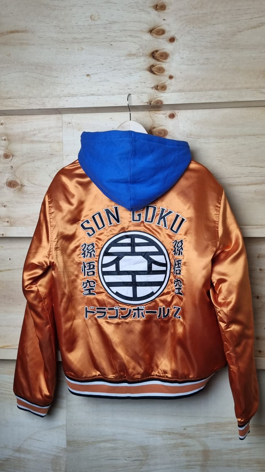 드래곤볼Z 손오공 바시티 재킷 / SONGOKU 자수 후드 점퍼 M사이즈 상품이미지5