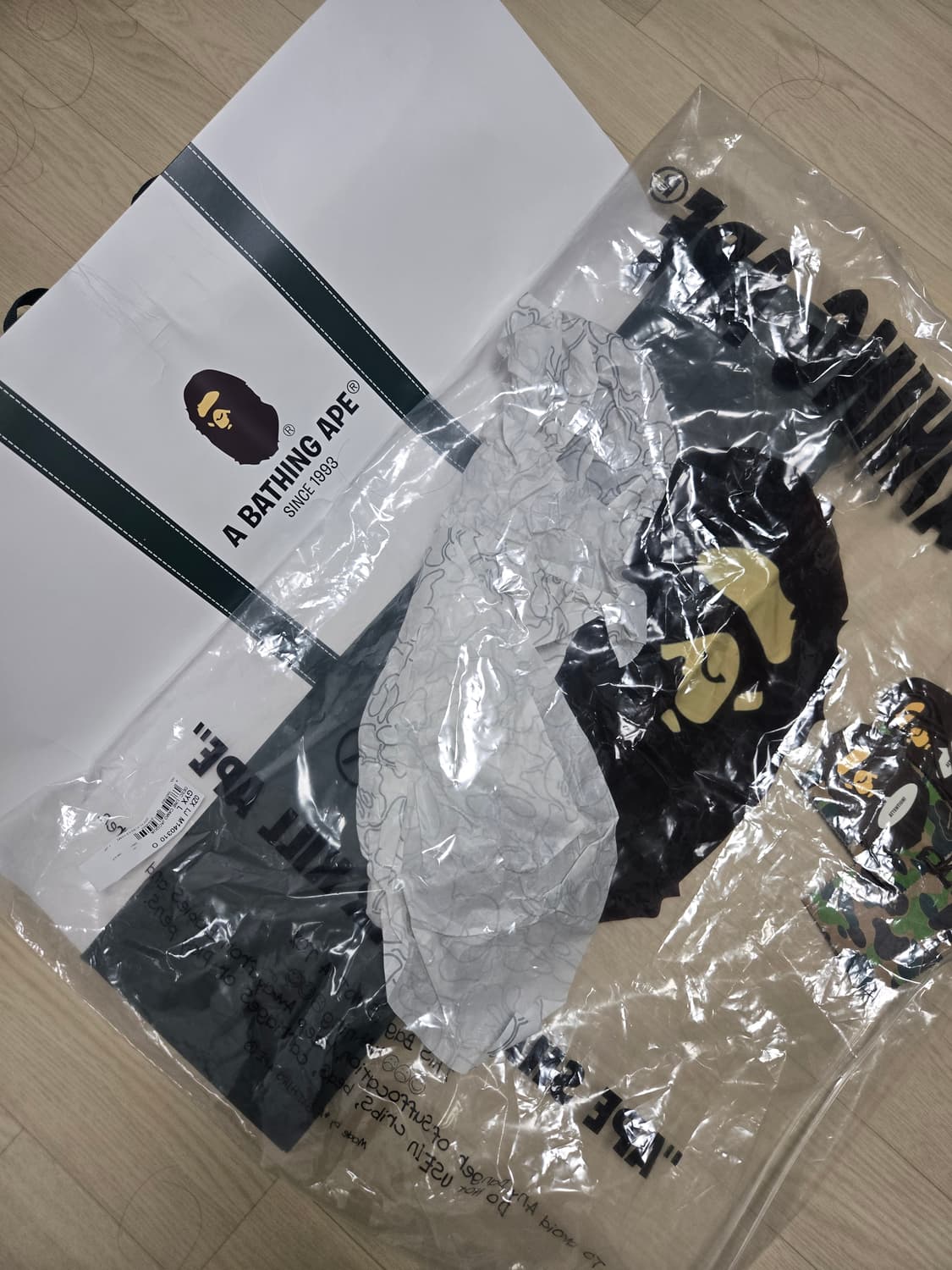 베이프 카모자켓 바지 상품이미지5