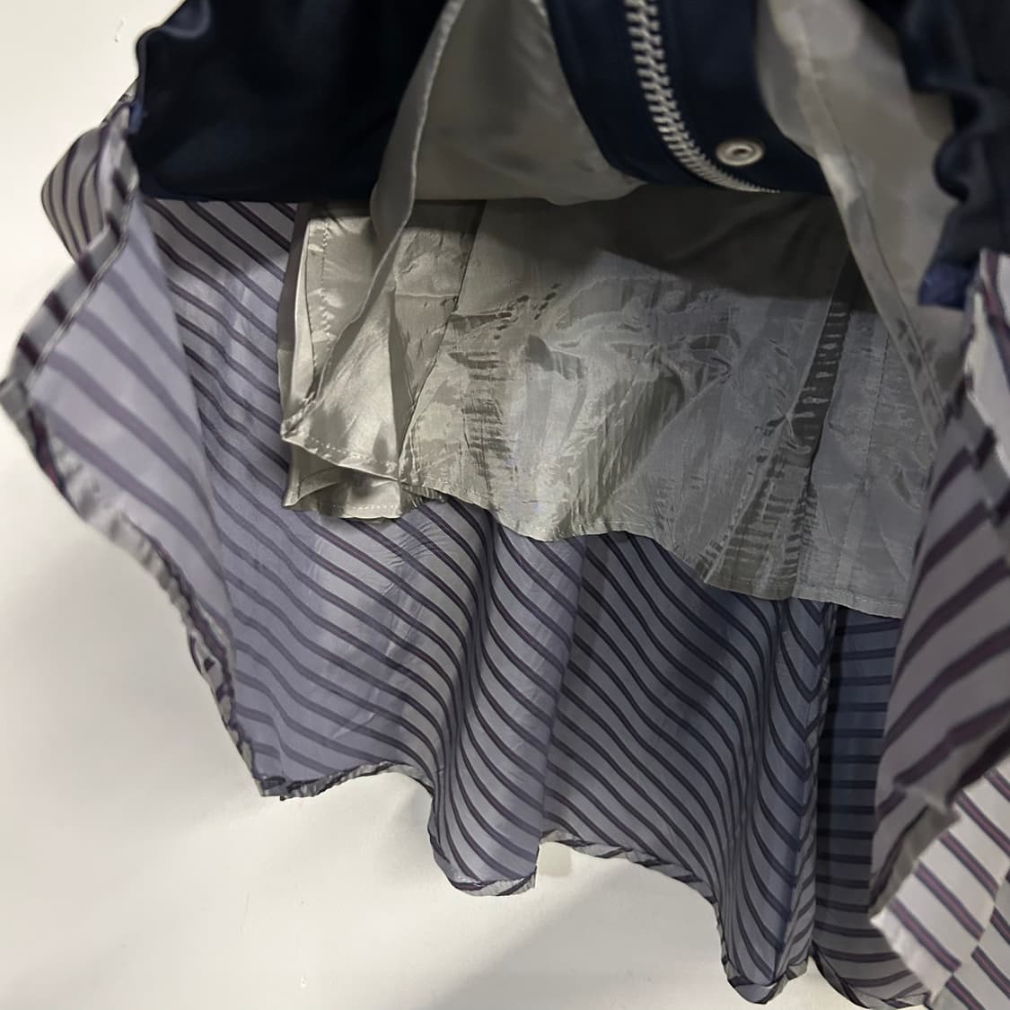 SACAI silk stripe skirt 상품이미지8