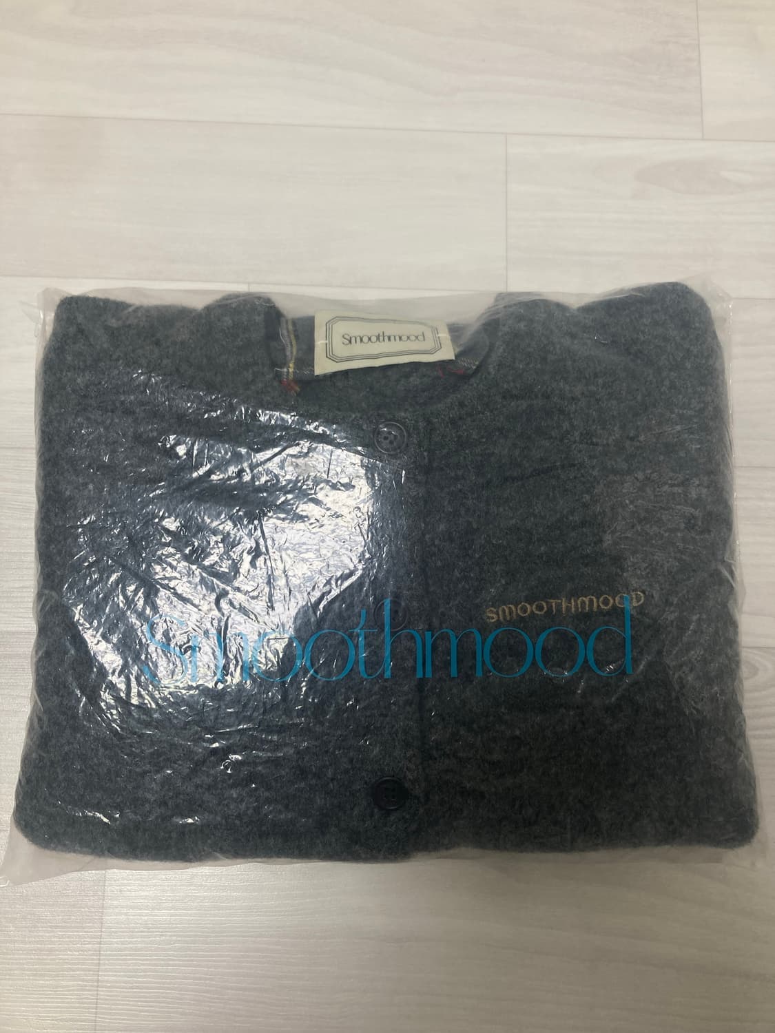 스무스무드 룬니트 가디건 다크그레이 상품이미지6