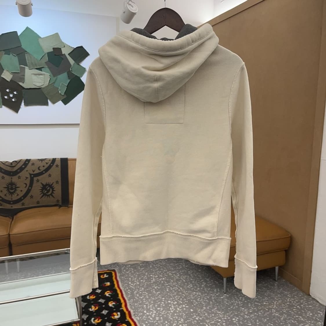 아베크롬비 Y2K 폭닥 크림 기모 후드티 100 C07440 상품이미지4