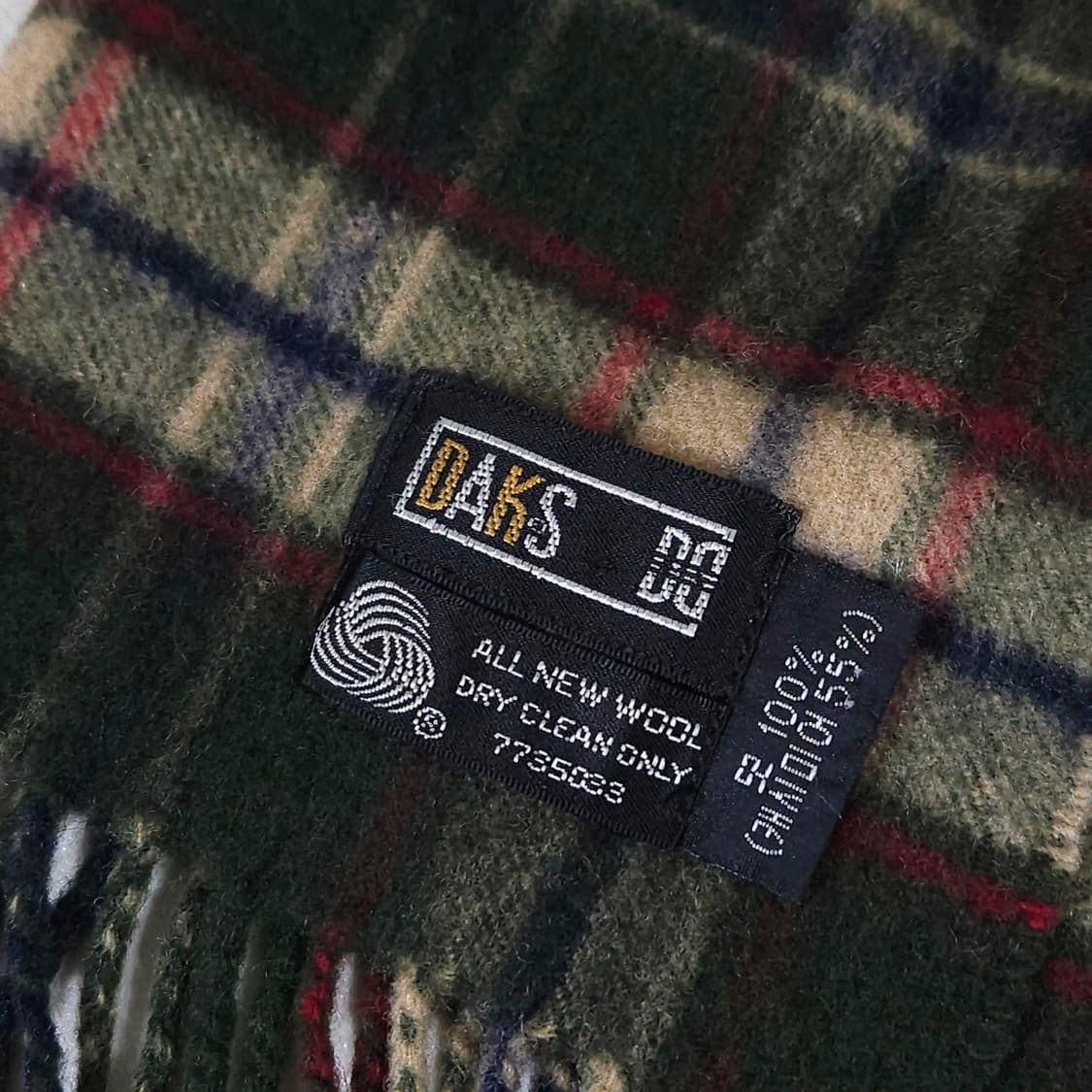 DAKS 닥스 캐시미어 시그니처체크 머플러 목도리 상품이미지2