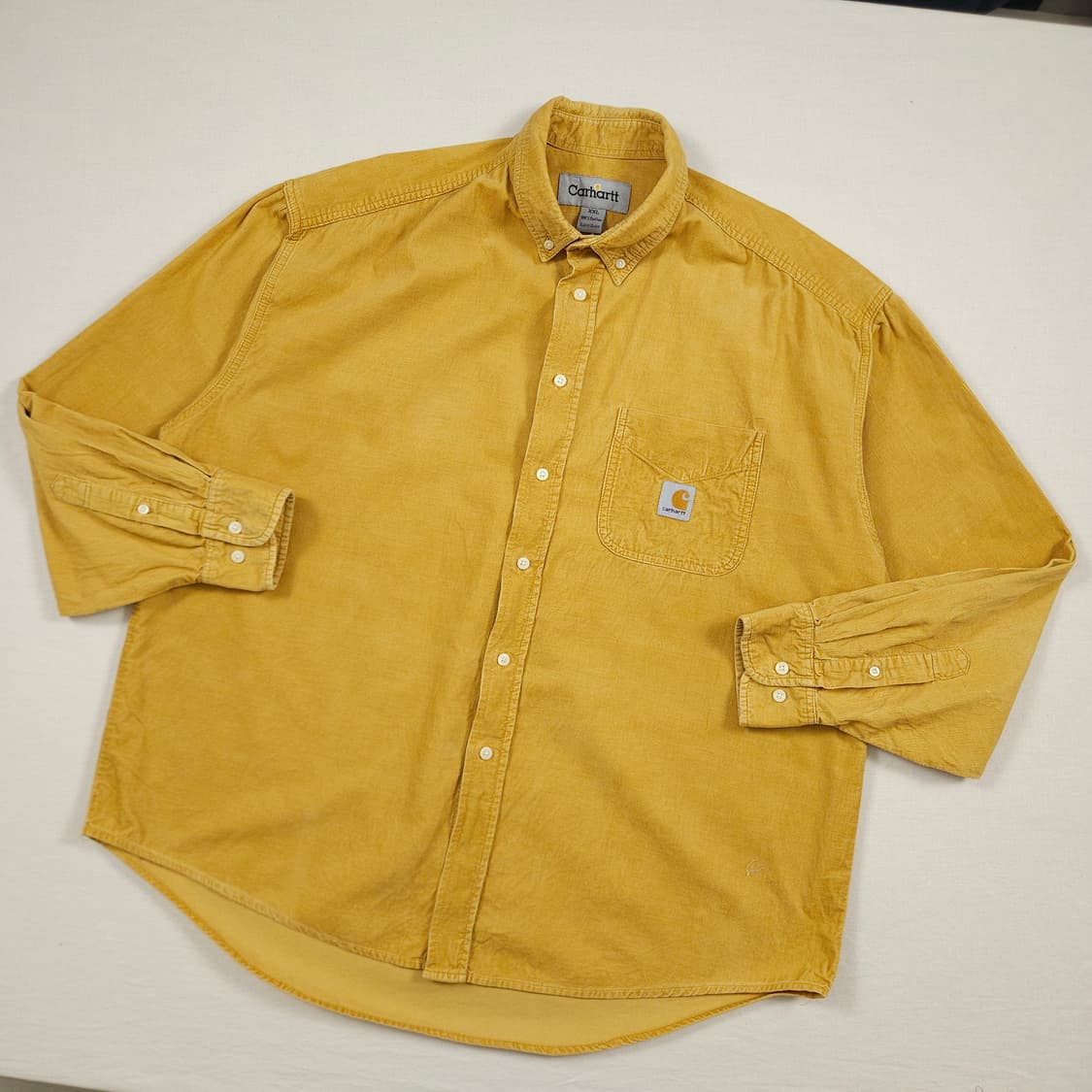 2XL(110) 칼하트 리워크 코듀로이셔츠 머스타드 상품이미지2